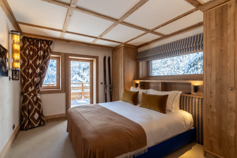 Bedroom 2 in Chalet Les Loups