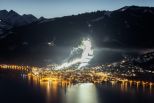 The Night skiing slope in Zell Am See