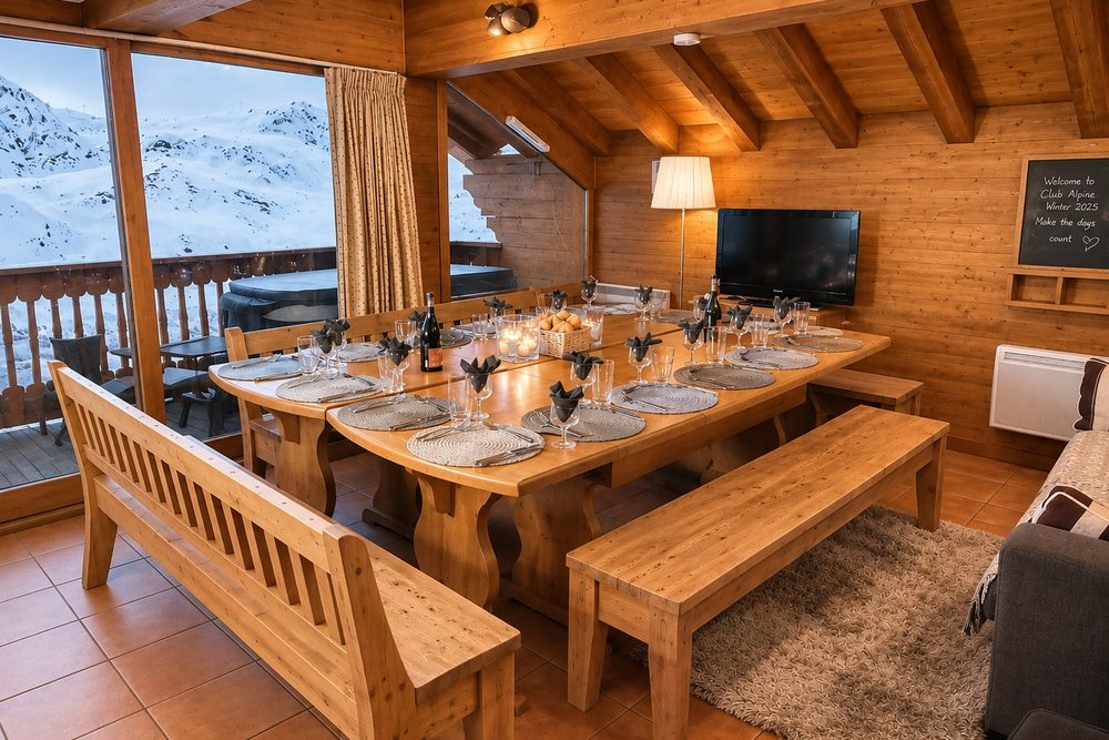 Chalet Antony & Cleopatra Dining Area