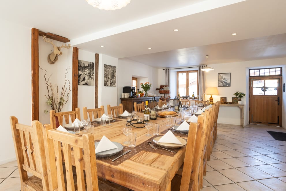 Dining area in Chalet Barthelemy