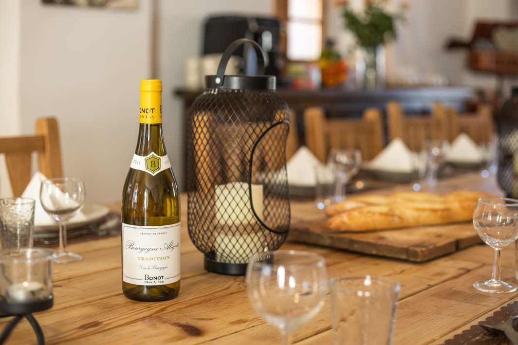 Table setting in Chalet Barthelemy