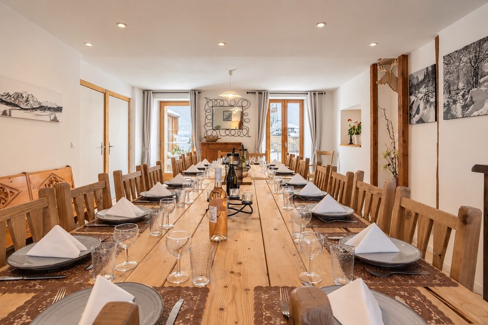 Dining area in Chalet Barthelemy