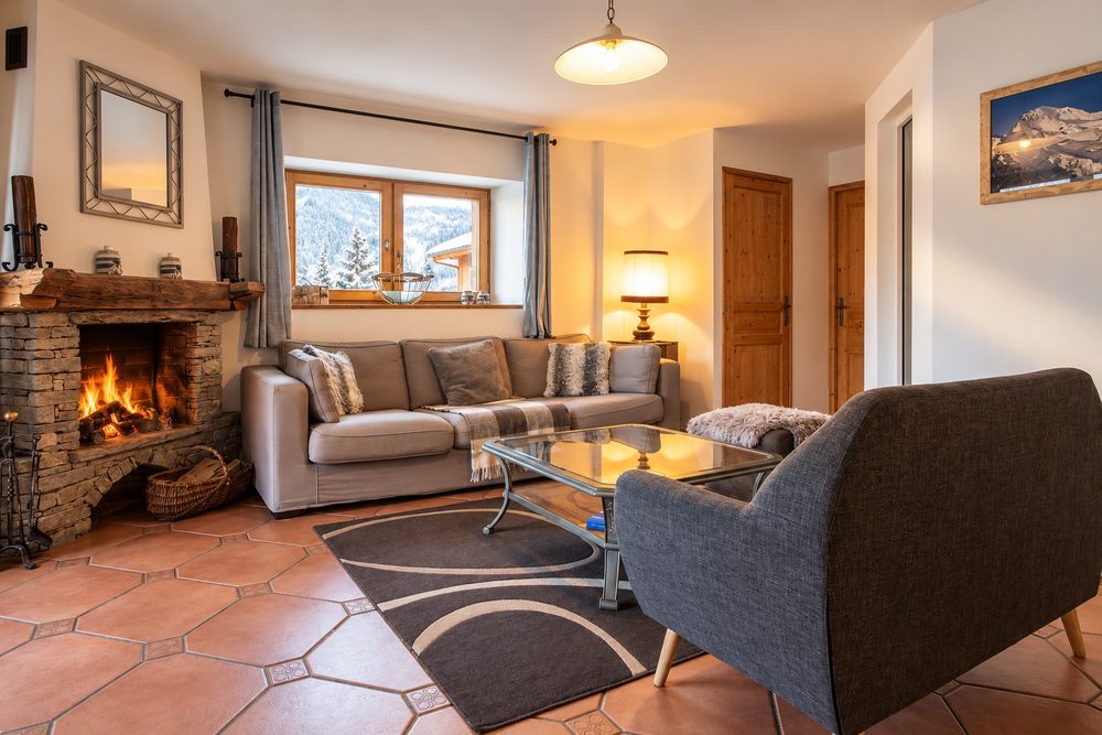 Living area in Chalet Barthelemy