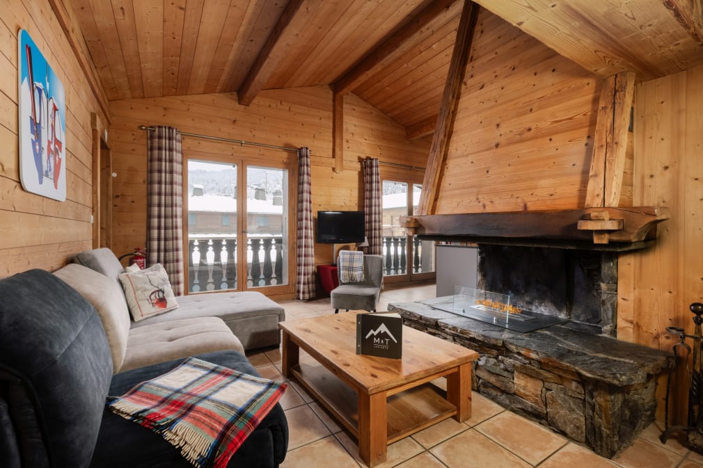 Chalet des Pistes living area
