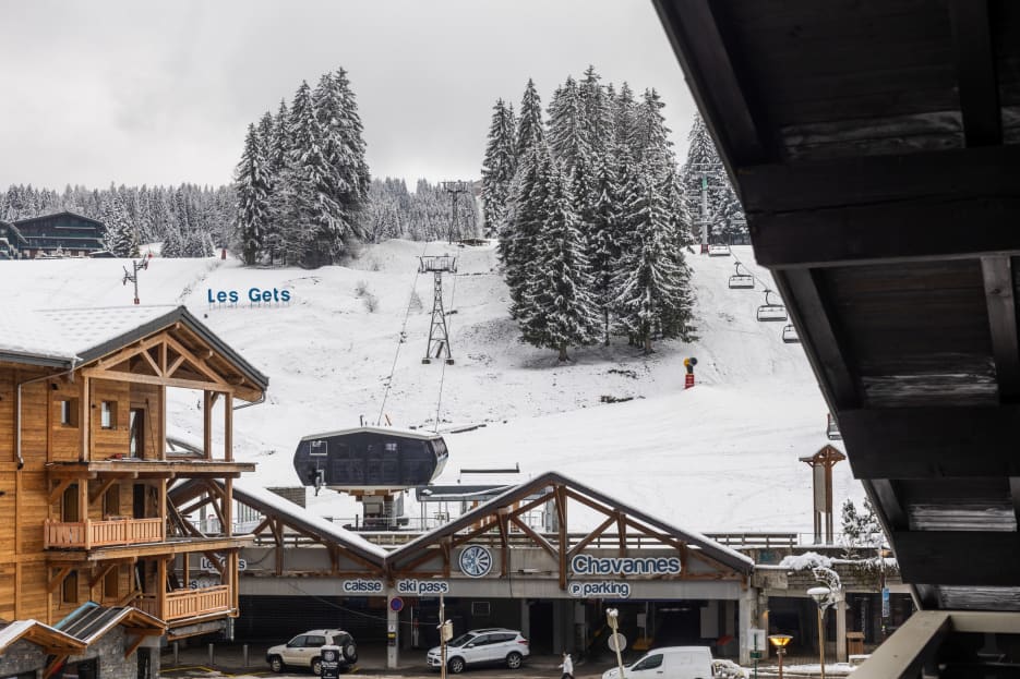 View from Chalet des Pistes balcony