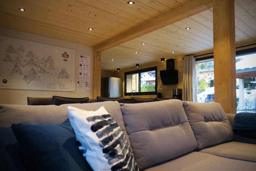 Living room in Chalet du Coin