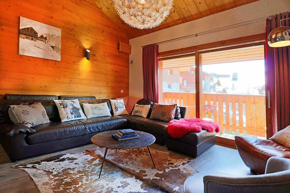 Lounge in Chalet La Combe in Meribel