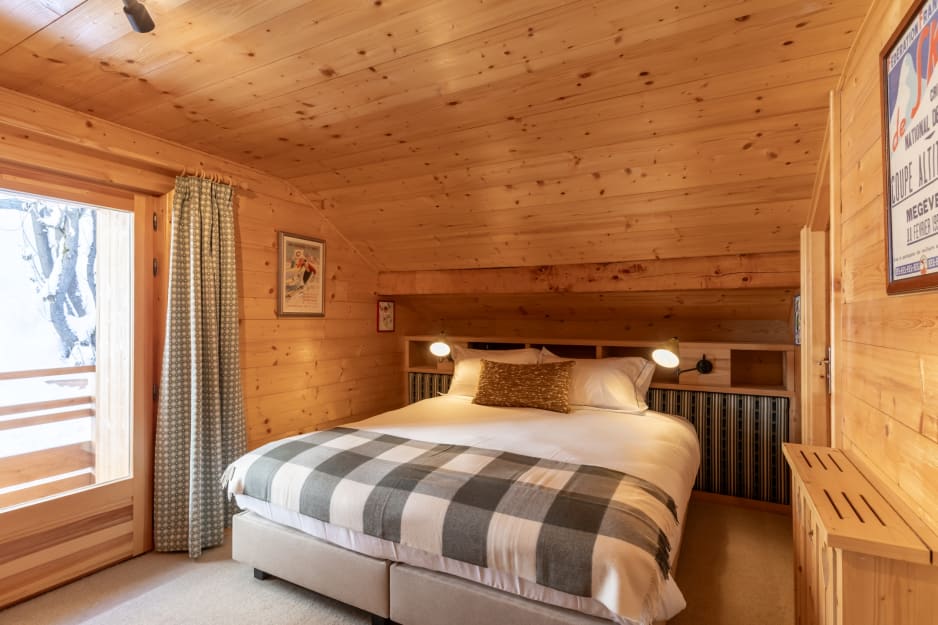 Bedroom 3 in Chalet Les Loups