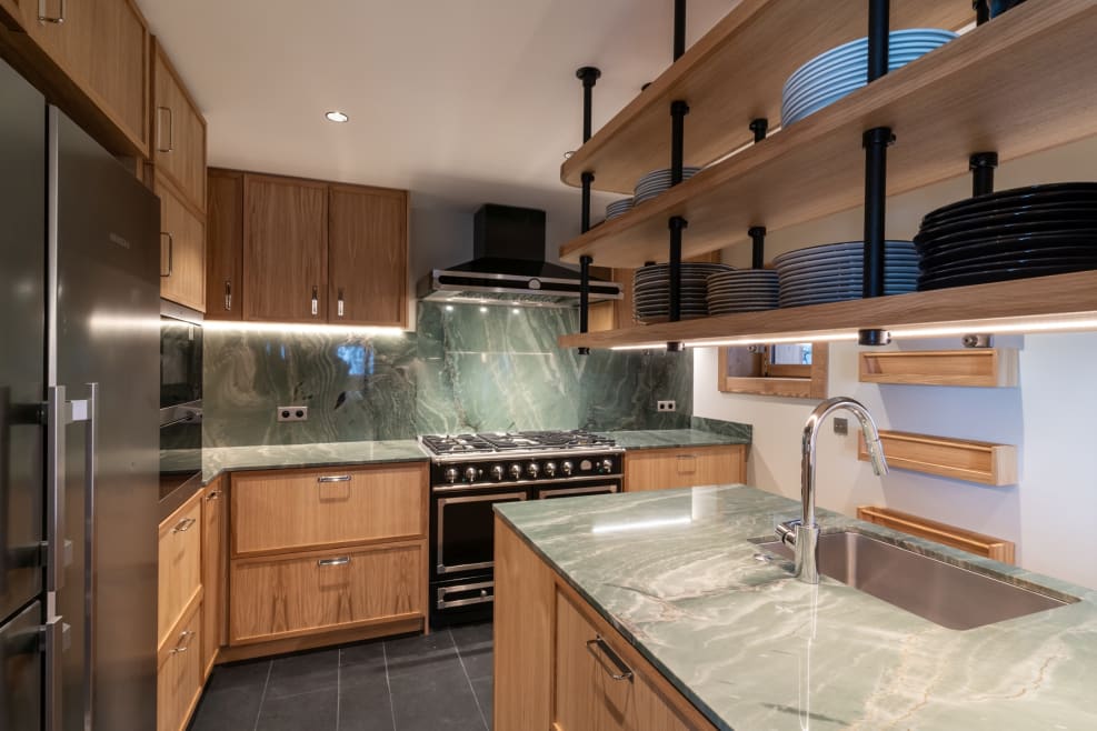 Kitchen in Chalet Les Loups