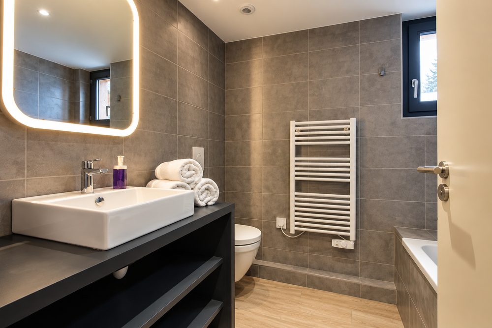 Ensuite bathroom in Chalet Myrtille