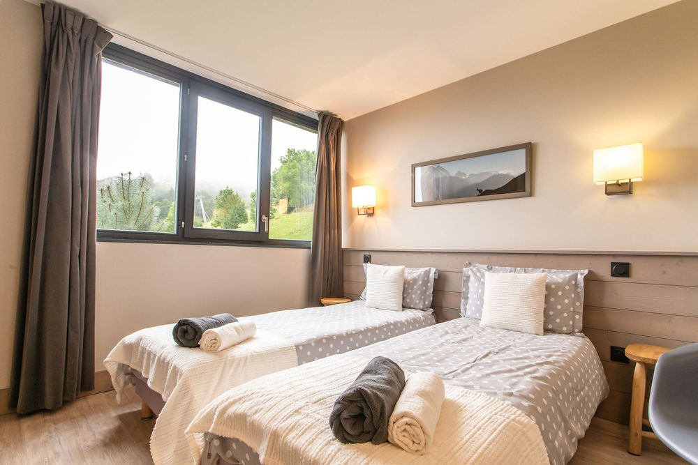 Twin room in Chalet Myrtille