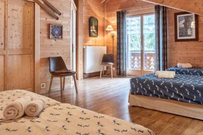 Triple bedroom in Chalet Chery des Meuniers