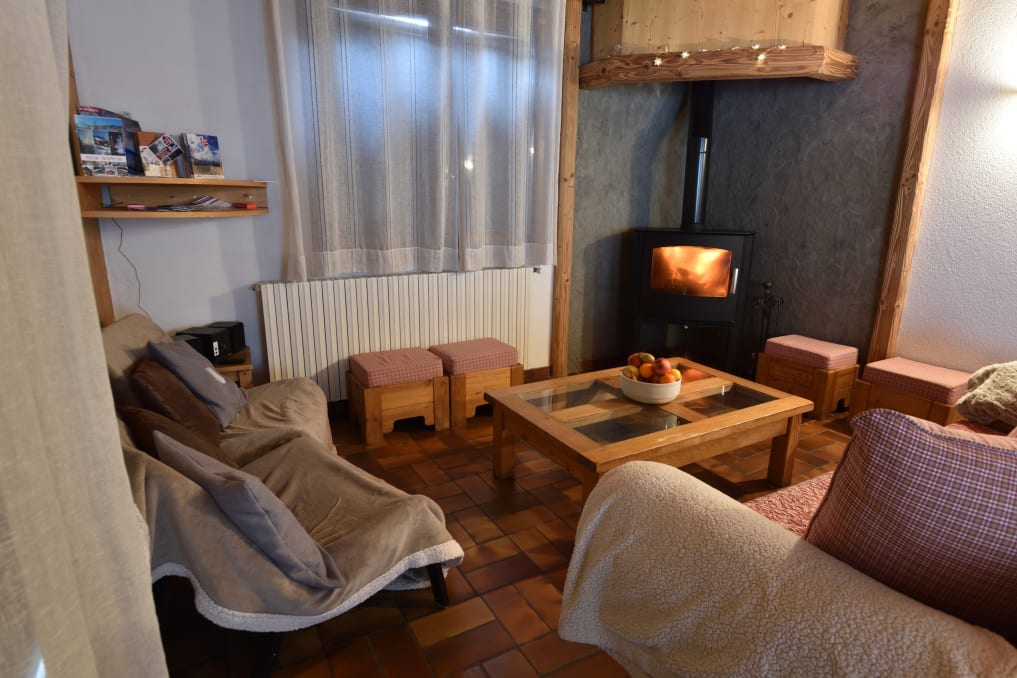 The Lounge area in Chalet Chez Claude