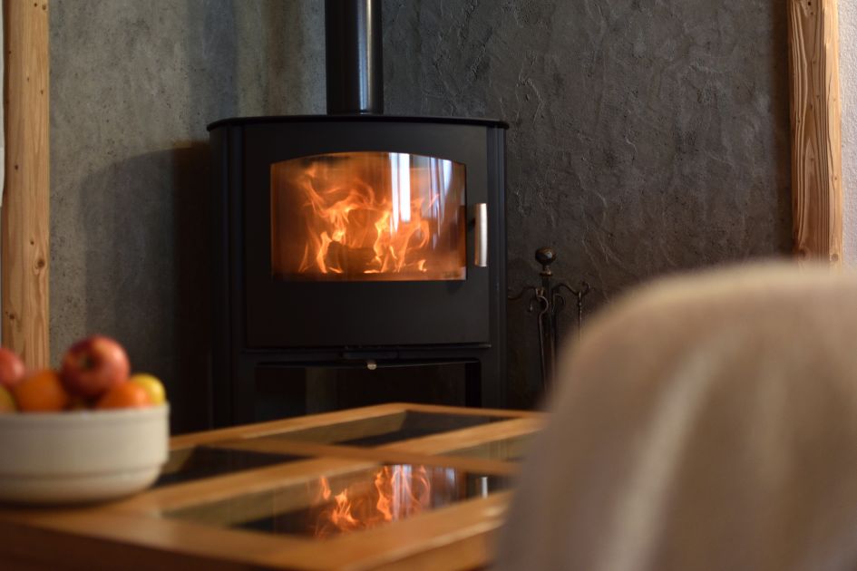 Chalet Chez Claude fire lighting in a warm chalet in Morzine