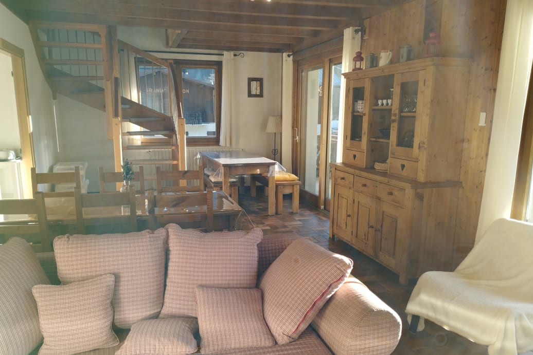 The Lounge / dining area in Chalet Chez Claude