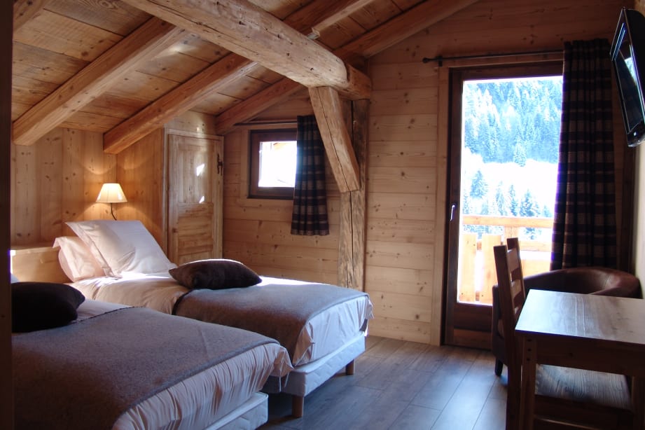 Chalet Chez La Fine Twin Room