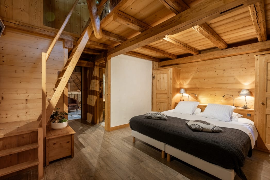 Chalet Chez La Fine double Room