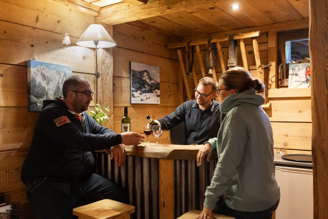 Guests in Chalet Chez La Fine