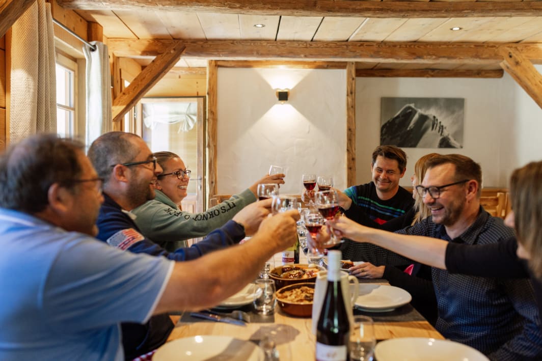 Guests in Chalet Chez La Fine