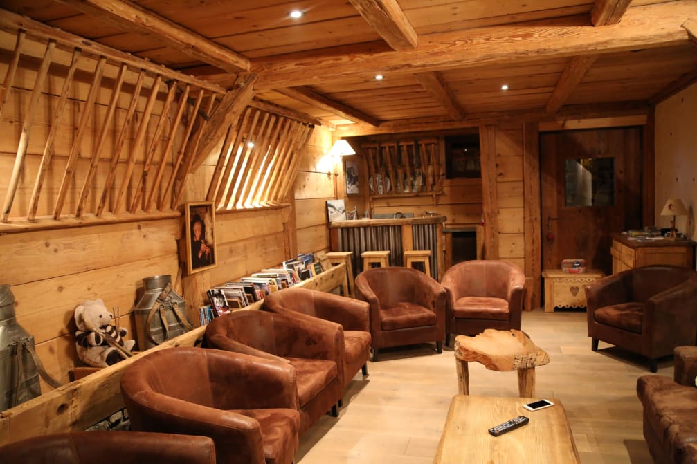 Chalet Chez La Fine living area