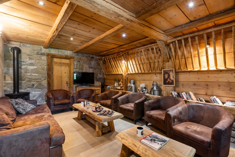 Chalet Chez La Fine living area