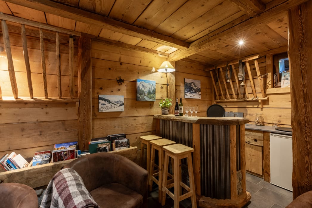 Chalet Chez La Fine living area