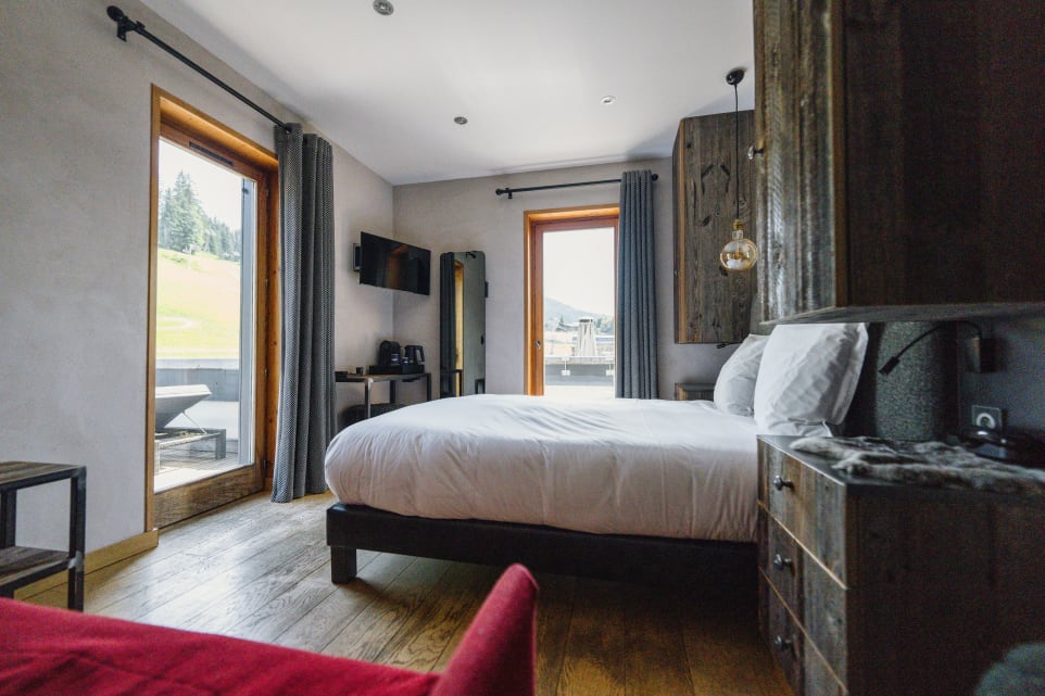 Double bedroom in Hotel Bellevue