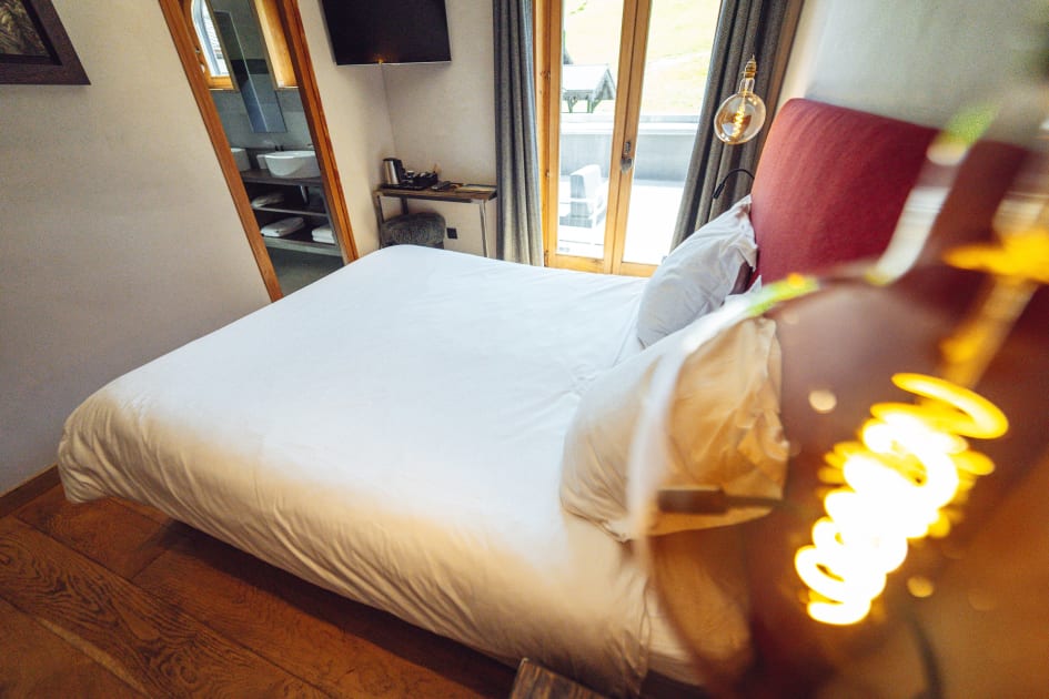 Double bedroom in Hotel Bellevue