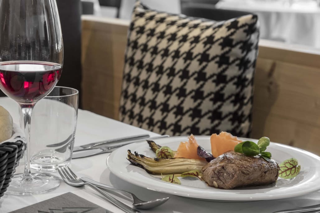 Gourmet food served in Hotel Conturines