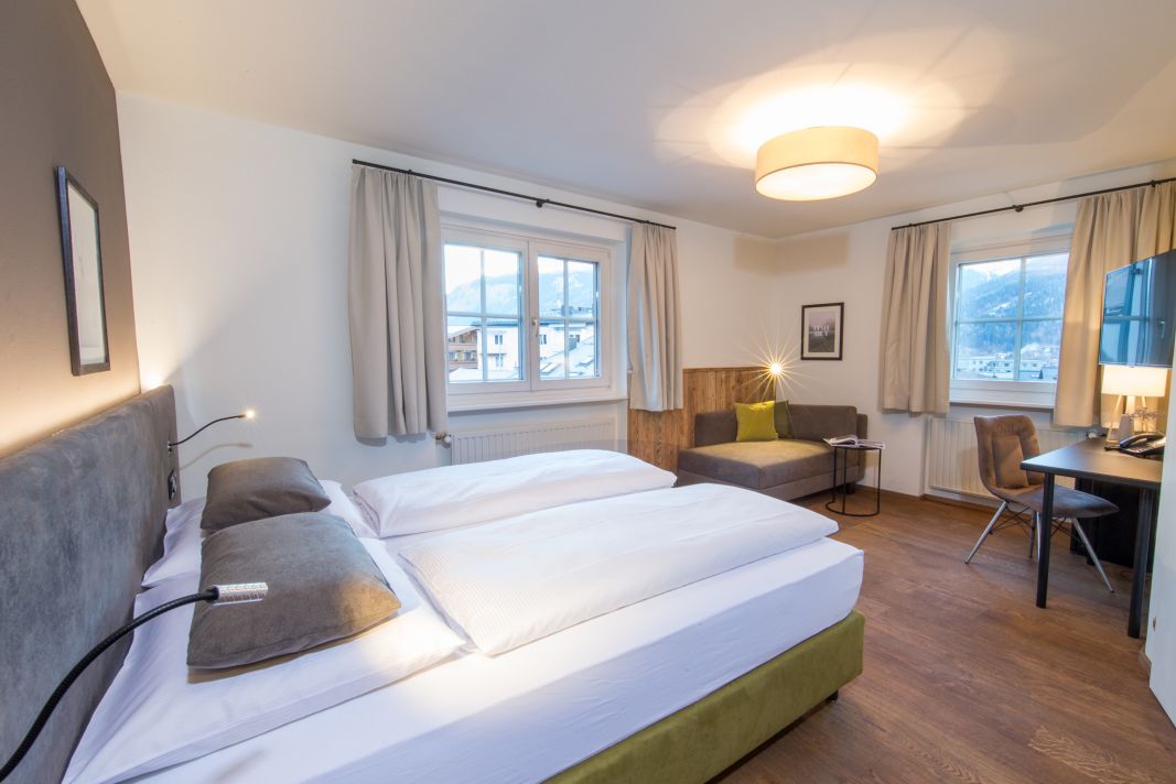 A view of the double rooms in Hotel Heitzmann