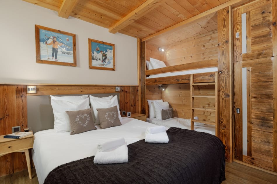 Chalet La Rocade quadruple room