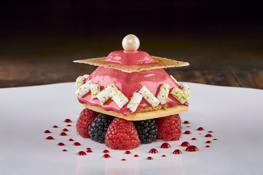 Gourmet cuisine served in the Sporthotel Panorama