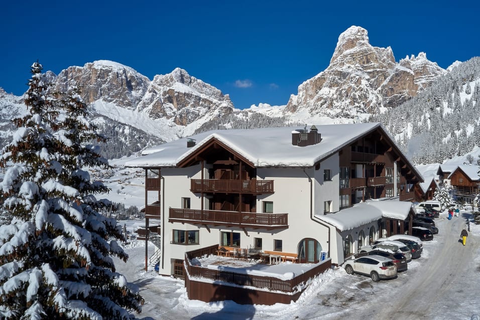 Exterior of the Sporthotel Panorama - Corvara