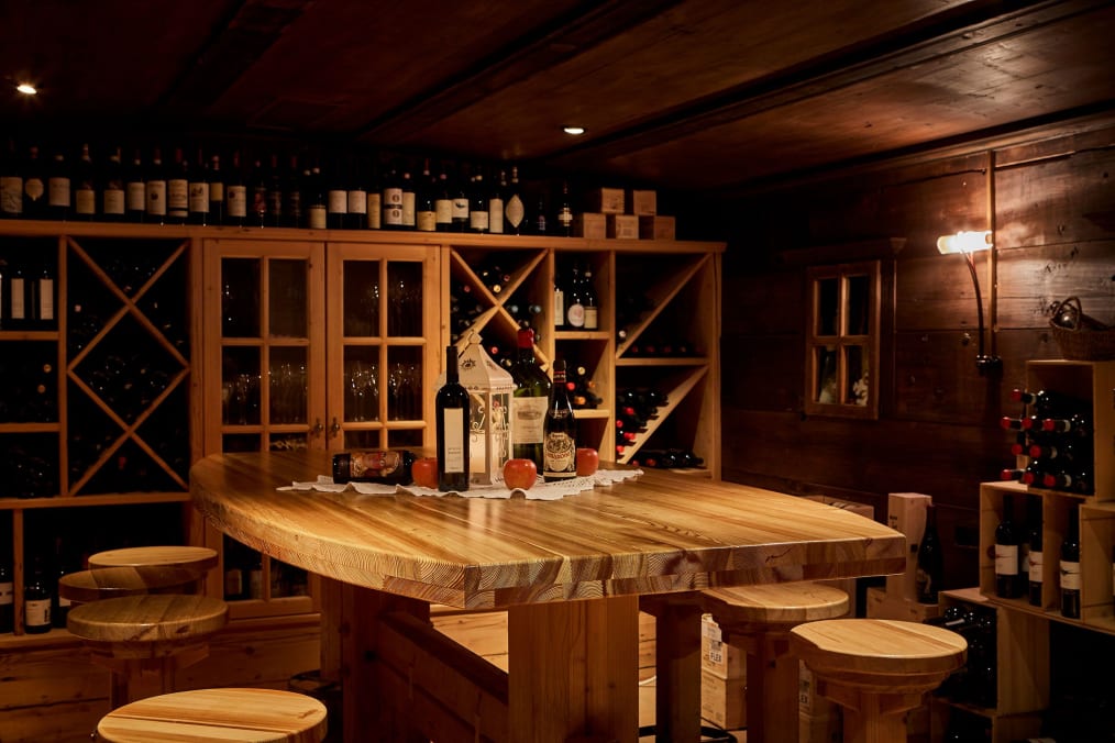 In-house wine cellar - Sporthotel Panorama