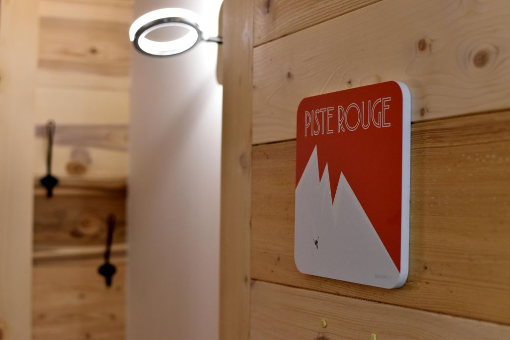 The Alpine Loft room 3 sign detail