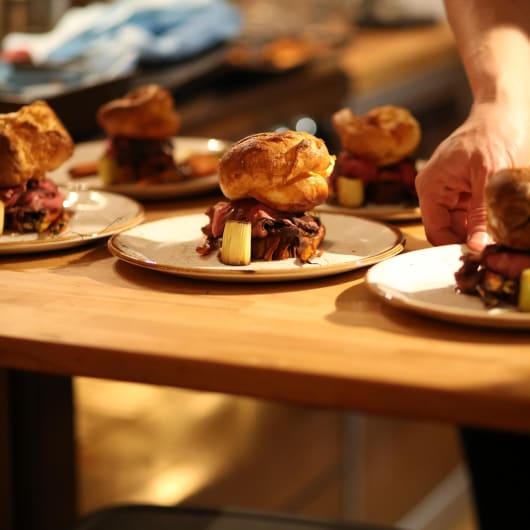 Chalet food preparation by The Ski Gathering