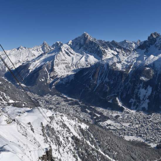 Chamoisiere Mist above Chamonix