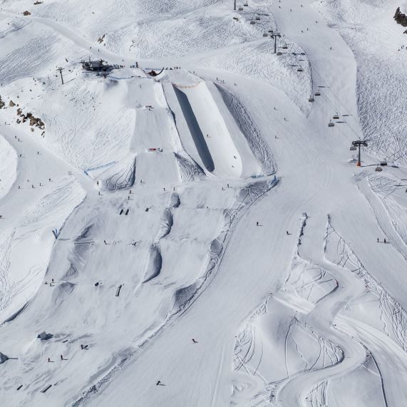 Aerial view of Kitzsteinghorn