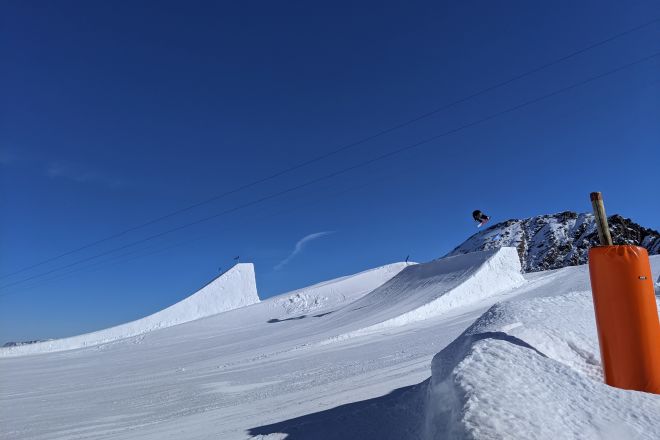 Snowpark in Kaprun