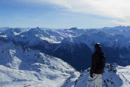 Skiing in the Three Valleys