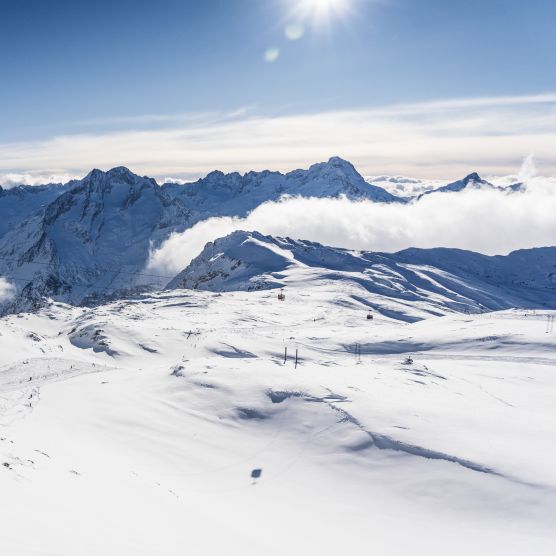 Mountains in Les Deux Alpes