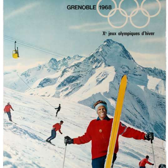 Poster for the 1968 Winter Olympics