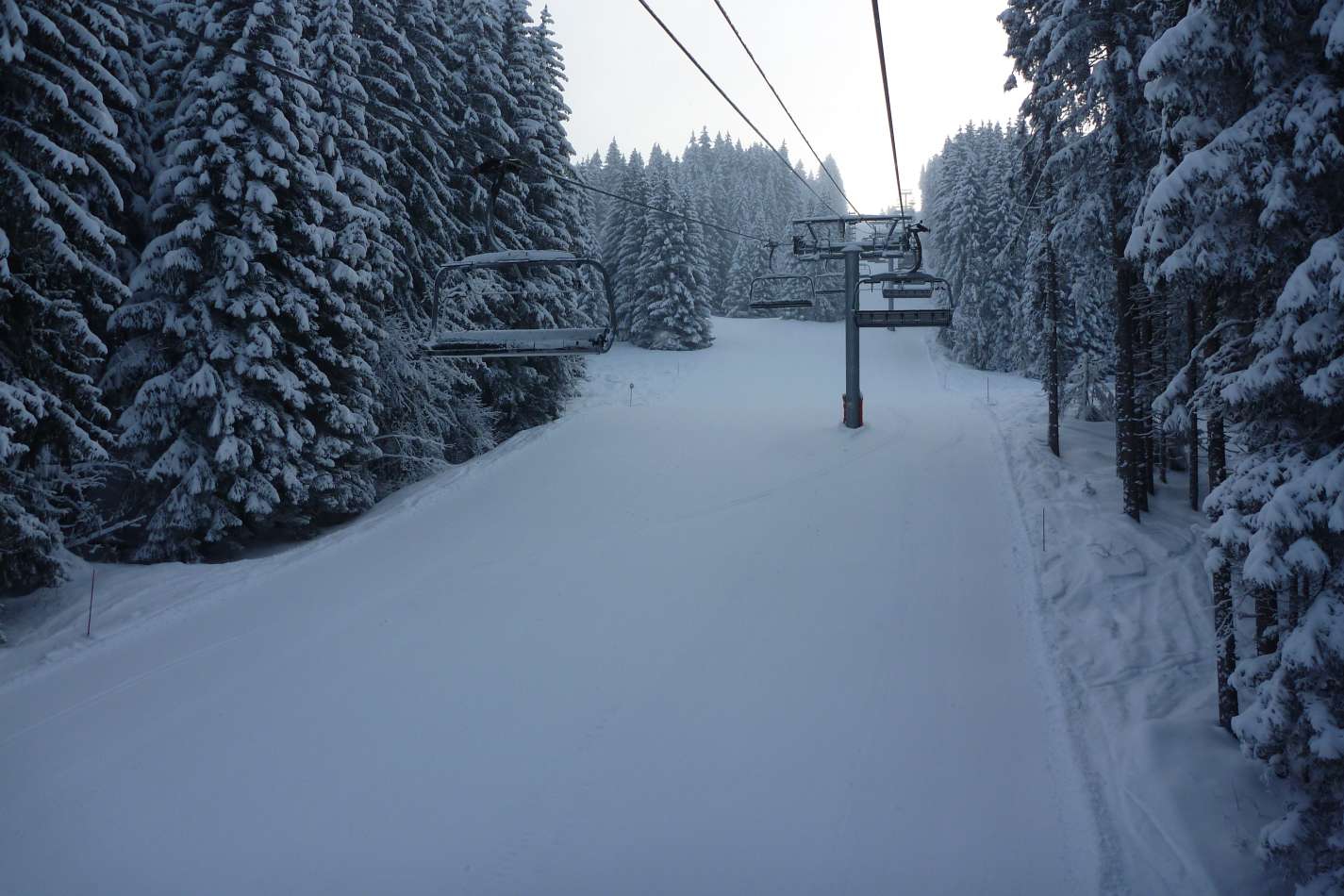 First ski lifts in Les Gets