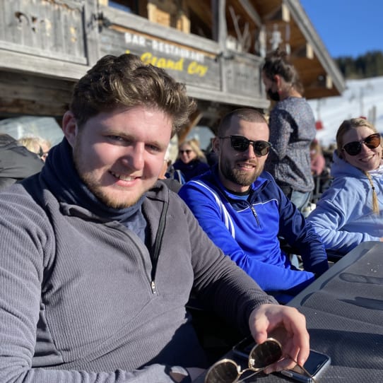 Lunch at Le Grand Cry in Les Gets ski resort