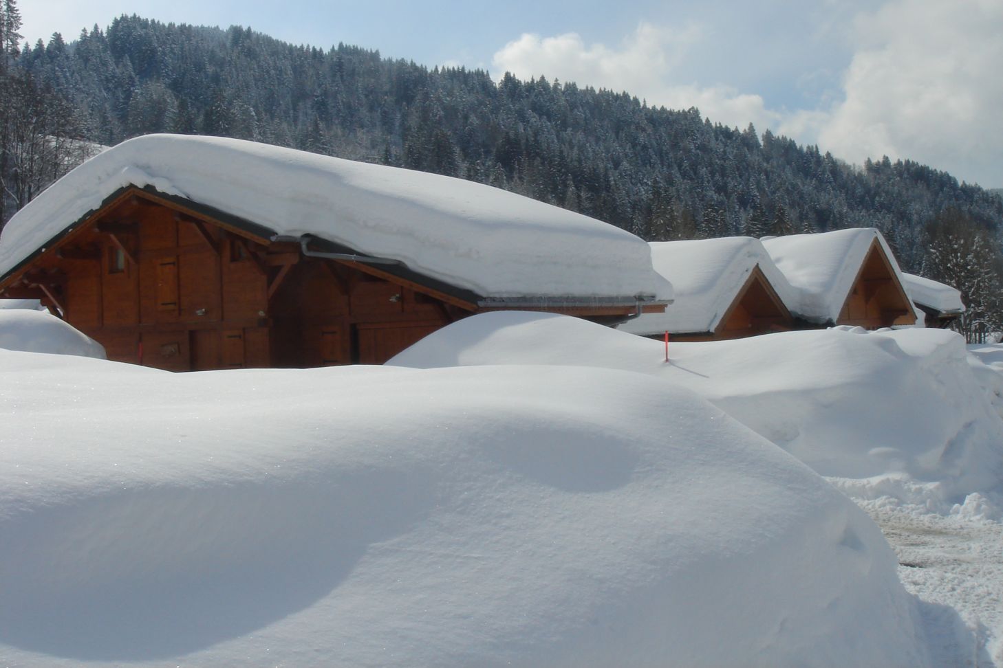 Snowy Rooftops, Les Gets