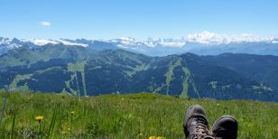 Empty Ski lifts shot by Solo Skier