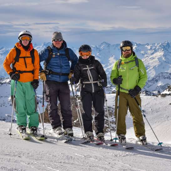 Skiing in Meribel