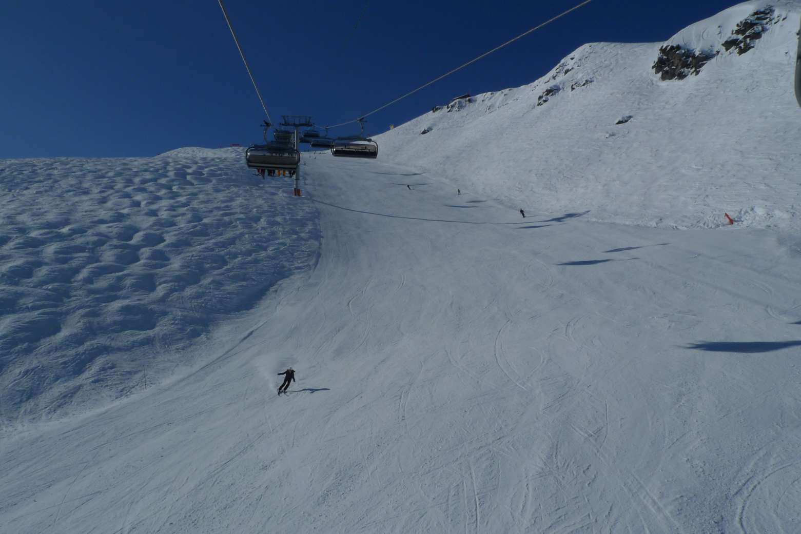 Skiing in Meribel