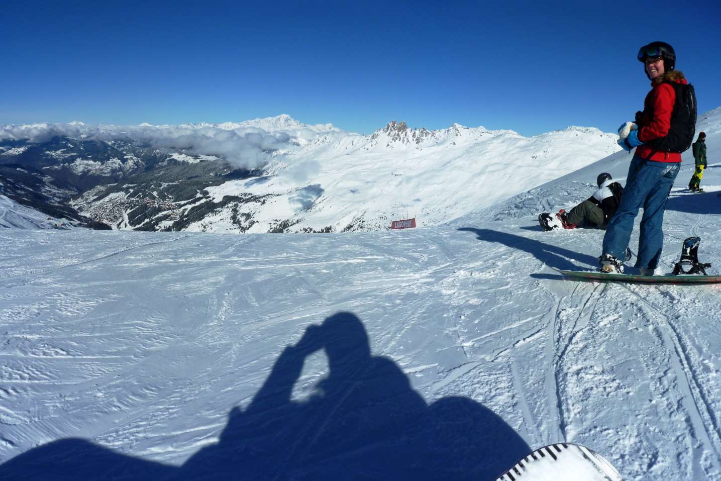 Skiing in Meribel