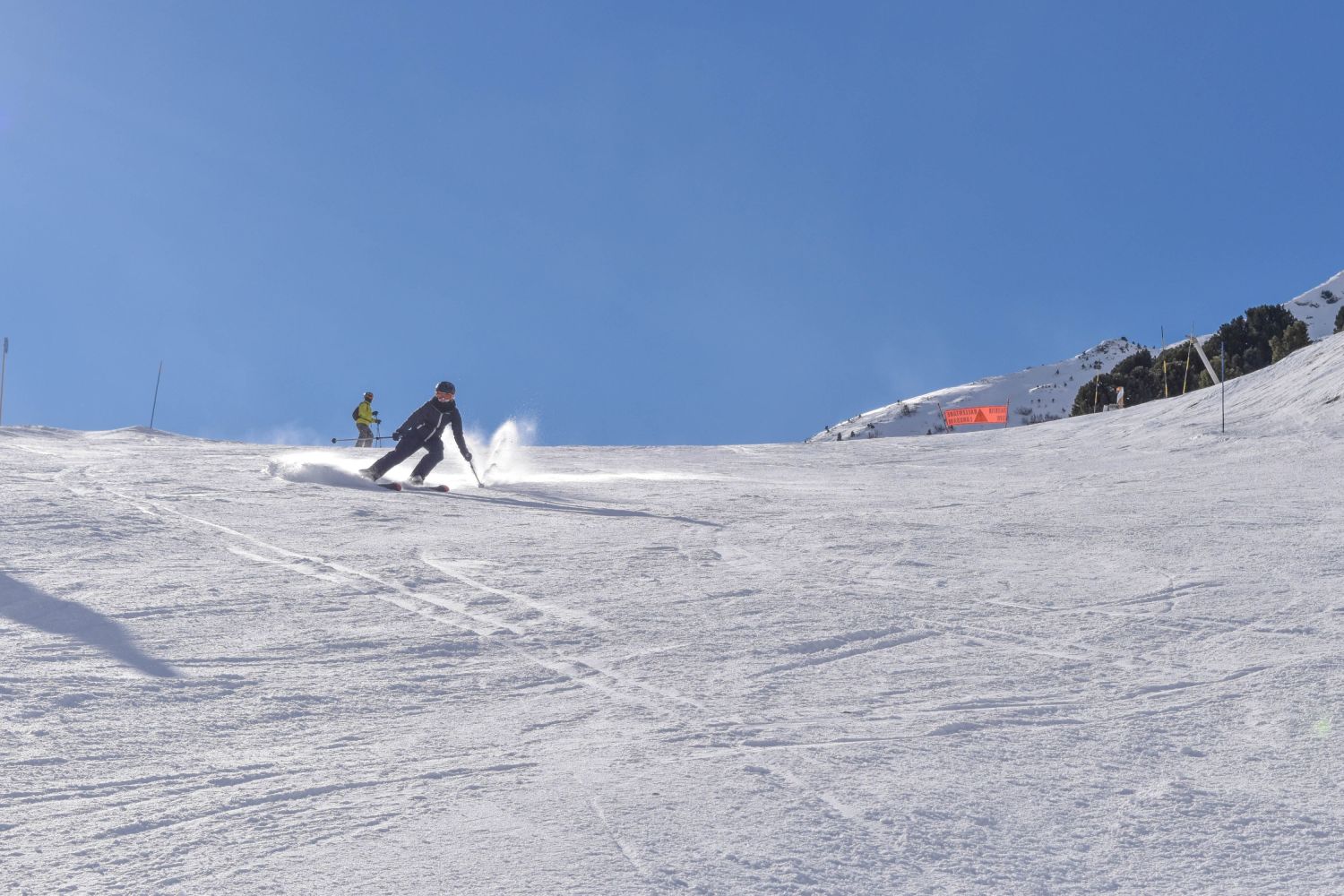 Skier on a Skiing Holidays Over 50s in Meribel